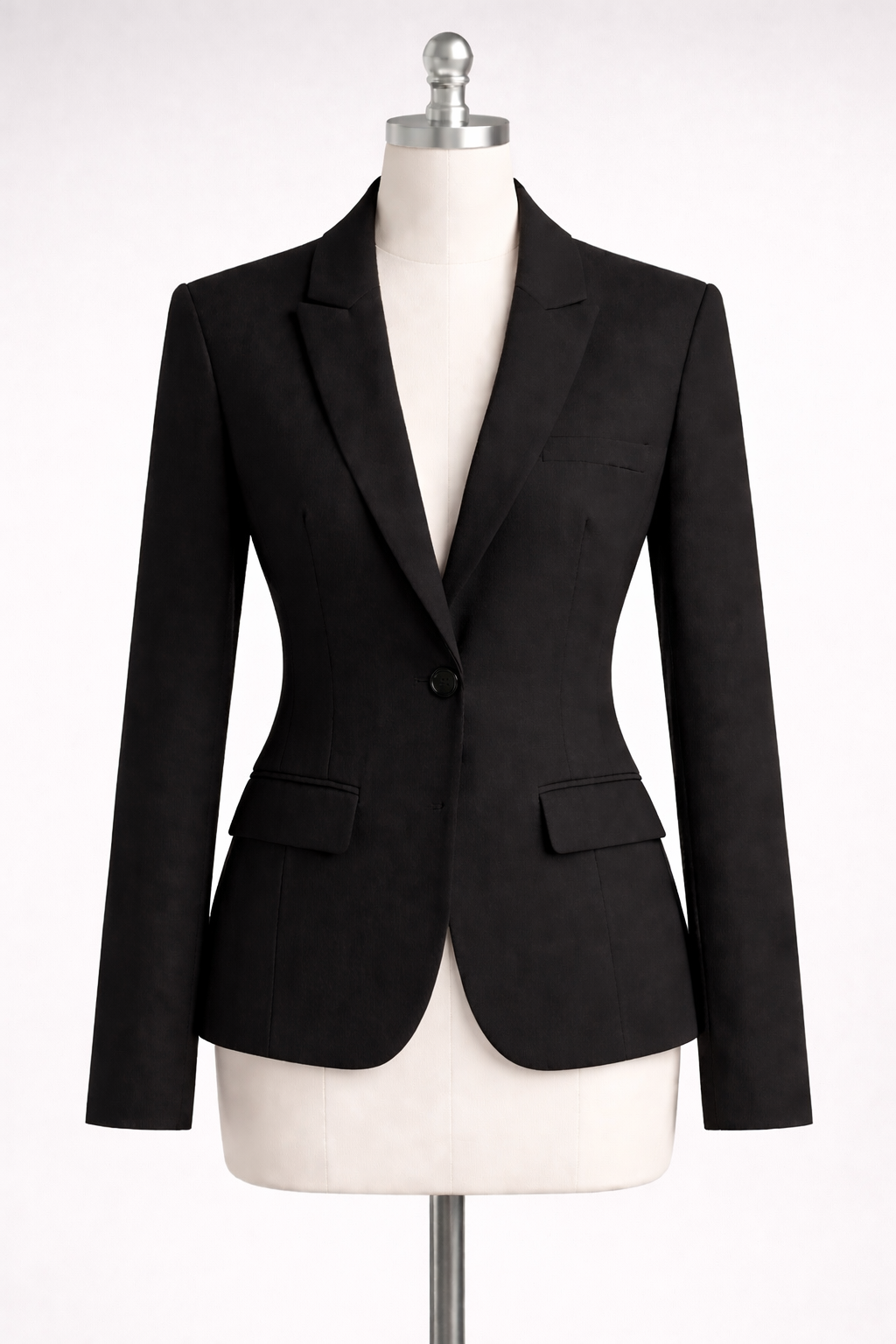 Veste blazer noire élégante. Taille 44