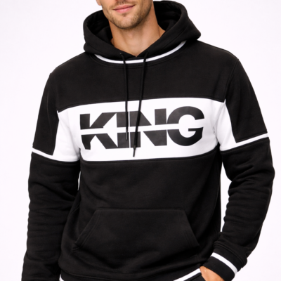 Chandail d’homme avec capuchon. Taille M.