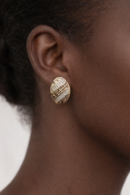 Bouche d’oreille femme acier inoxydable.