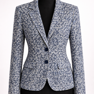 Veste imprimée élégante. Taille 36