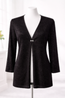 Veste noire élégante scintillante taille M , xl